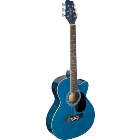 Stagg SA20ACE Mavi Akustik Elektro Gitar
