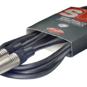 Stagg SAC3PS DL 3 m Jaklı Mikrofon Kablosu
