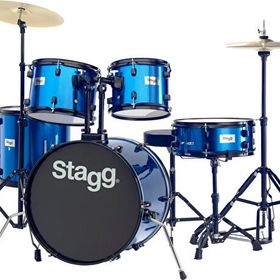 Stagg TIM120BL 5 Parça Akustik Davul Seti
