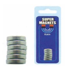 Stand 10 mm Çap 4 mm Gri Yükseklik Mıknatıs