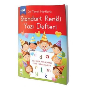 Standart Renkli Yazı Defteri - kollektif