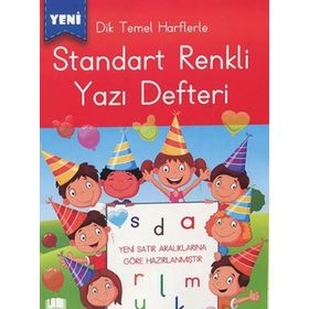 Standart Renkli Yazı Defteri - kollektif