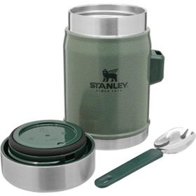 Stanley 0.40 lt Hammertone Green Yeşil Klasik Kaşıklı Paslanmaz Çelik Yemek Termosu