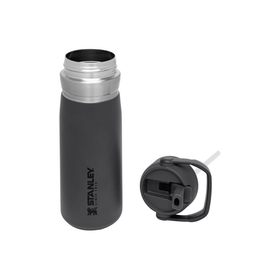Stanley 0.65 lt Gri GO Iceflow Pipetli Paslanmaz Çelik Soğuk Su Termosu