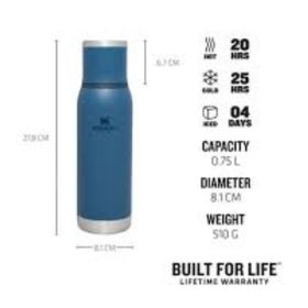 Stanley 0.75 lt Adventure To-Go Abyss Vakumlu Paslanmaz Çelik Termos