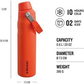 Stanley 0,7 lt Neon Turuncu Iceflow Fast Flow Su Termosu