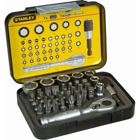 Stanley 1-13-906 Fatmax 39'lu Manyetik Tutucu ve Otomatik Lokma Kollu Bits Lokma Seti