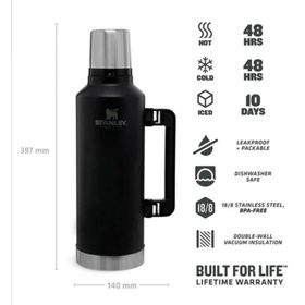 Stanley 10-08265-002 1.5 QT Classic Vac BTL M Black EU Termos