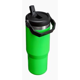 Stanley 10-09993-185 The IceFlow Flip Straw Pipetli 0.89 lt Neon Yeşil Termos Bardak