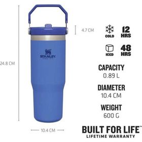 Stanley 10-09993-198 The Iceflow Flip Straw Tumbler Pipetli Termos