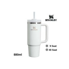 Stanley 10-10827-738 Beyaz The Quencher H2.O FlowState Tumbler 0.89 lt Unisex Outdoor Matara Suluk