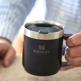 Stanley 350 ml Siyah Klasik Paslanmaz Çelik Termos