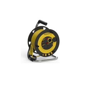 Stanley 50 mt 3x1.5 mm ST-P Termikli IP44 4 Kapaklı Soketli Profesyonel Makaralı Kablo