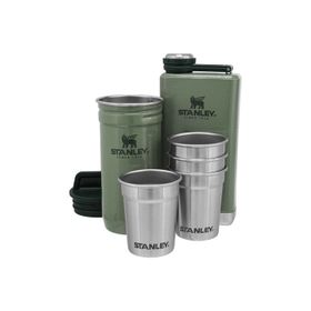 Stanley Adventure Çelik Beyaz Shot Bardak ve Matara Seti