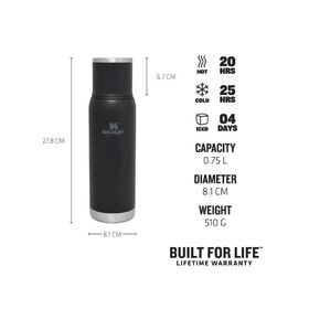 Stanley Adventure To-Go Serisi 0.75 lt Siyah Termos