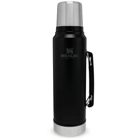 Stanley Classic 1 lt Mat Siyah Çelik Termos