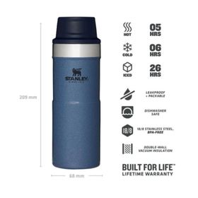 Stanley Classic Trigger-Action 350 ml Lacivert Termos