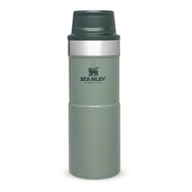 Stanley Classic Trigger-Action Travel Mug 0,35 ml Hammertone Yeşili Tek El Termos