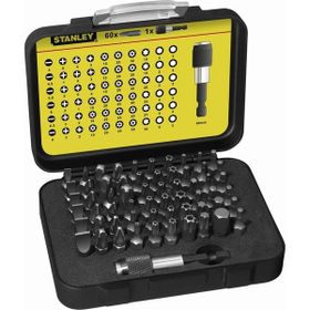 Stanley Fatmax 1-13-902 Multi Bits 61'li ¼ 25 mm + Manyetik Kilitli Tutucu