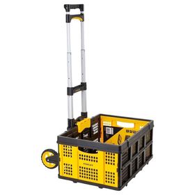 Stanley FT509 70 kg Katlanır Alüminyum El Arabası + FT505 25 kg Katlanır Çok Amaçlı Taşıma Sepeti
