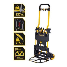 Stanley FT585 70-137 kg Çok Fonksiyonlu Katlanır El Arabası