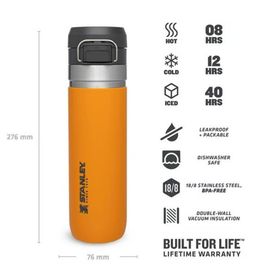 Stanley GO Quick Flip 0.70 lt Turuncu Paslanmaz Çelik Termos