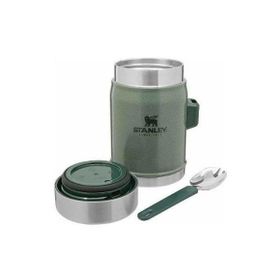 Stanley Klasik Kaşıklı 0,40 lt Hammertone Green Paslanmaz Çelik Yemek Termosu