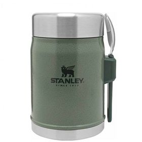 Stanley Klasik Kaşıklı 0,40 lt Hammertone Green Paslanmaz Çelik Yemek Termosu