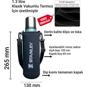 Stanley Klasik Neopren 1.3 lt Termos Kılıfı ve Omuz Askısı