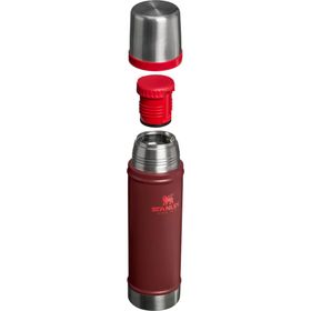 Stanley Klasik Vakumlu 0.6 lt Paslanmaz Çelik Bordo Termos