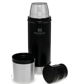 Stanley Klasik Vakumlu 0.75 lt Matte Black Pebble Paslanmaz Çelik Termos