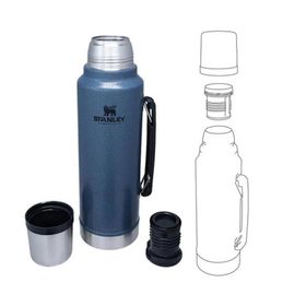Stanley Legendary Classic 1 lt Hammertone Lake Termos