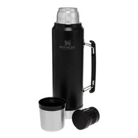Stanley Legendary Klasik 1 lt Matte Black Pebble Vakumlu Çelik Termos