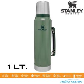 Stanley Legendary Klasik 1 lt Yeşil Çelik Termos