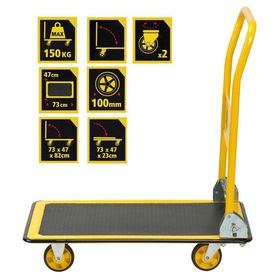 Stanley PC527 150Kg Kapasiteli Paket Taşıma Arabası