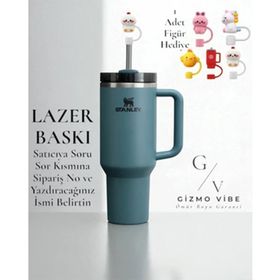 Stanley Quencher 1.18 lt Koyu Mavi Pipetli Termos Bardak