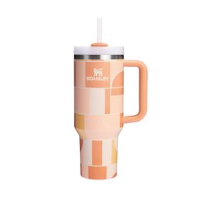 Stanley Quencher H2.O FlowState Tumbler Apricot Court Geo 1.18 lt Pipetli Termos