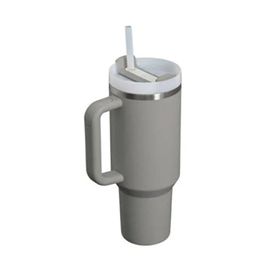 Stanley Quencher H2.O FlowState Tumbler Gri/Kül 1.18 lt Pipetli Termos