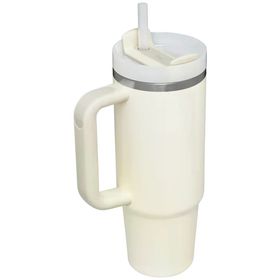 Stanley Quencher H2.O FlowState Tumbler Krem 0.89 lt Pipetli Termos