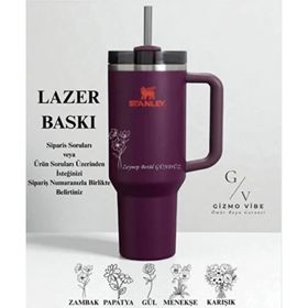 Stanley Quencher Pipetli 1.18 lt Koyu Mor Termos Bardak