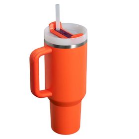 Stanley Quencher Pipetli 1.18 lt Portakal Rengi Termos