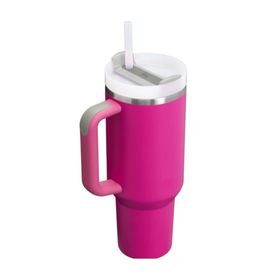 Stanley Quencher Pipetli 1,18 L Koyu Pembe Termos