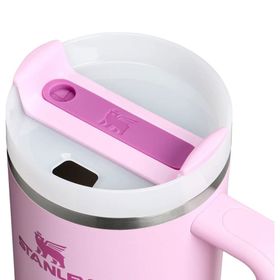 Stanley Quencher Pipetli 1,18 lt Pembe Şakayık Termos