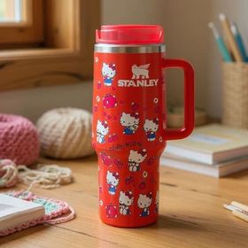 Stanley Quencher X Hello Kitty Kırmızı 1.18 lt Pipetli Termos