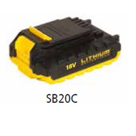 Stanley SB20C 18 v 1.3 Ah Yedek Akü