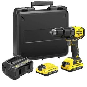 Stanley SBD715D2K 18 V 2.0 AH V20 Li-On Çift Akülü Kömürsüz Darbeli Matkap