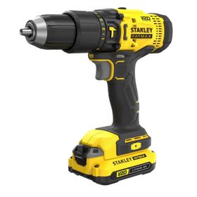 Stanley SCD711C2K Sarı 18 V Çift Akülü 1.5 Ah Darbeli Matkap