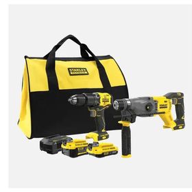 Stanley SFMCK216MDS 18V 2 + 4 Ah Akülü Darbeli Matkap ve Kırıcı Delici