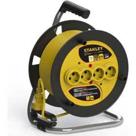 Stanley St-E Serisi Termikli IP20 4 Soketli 50 Metre 3x1.5 mm Sarı Siyah Kablo