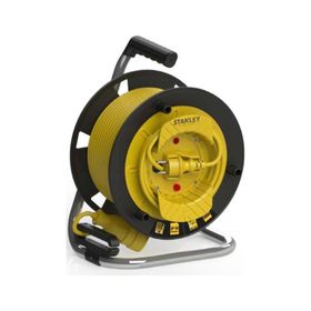 Stanley ST-G-5015+2 Tek Prizli 50 Metre Makaralı Seyyar Uzatma Kablosu